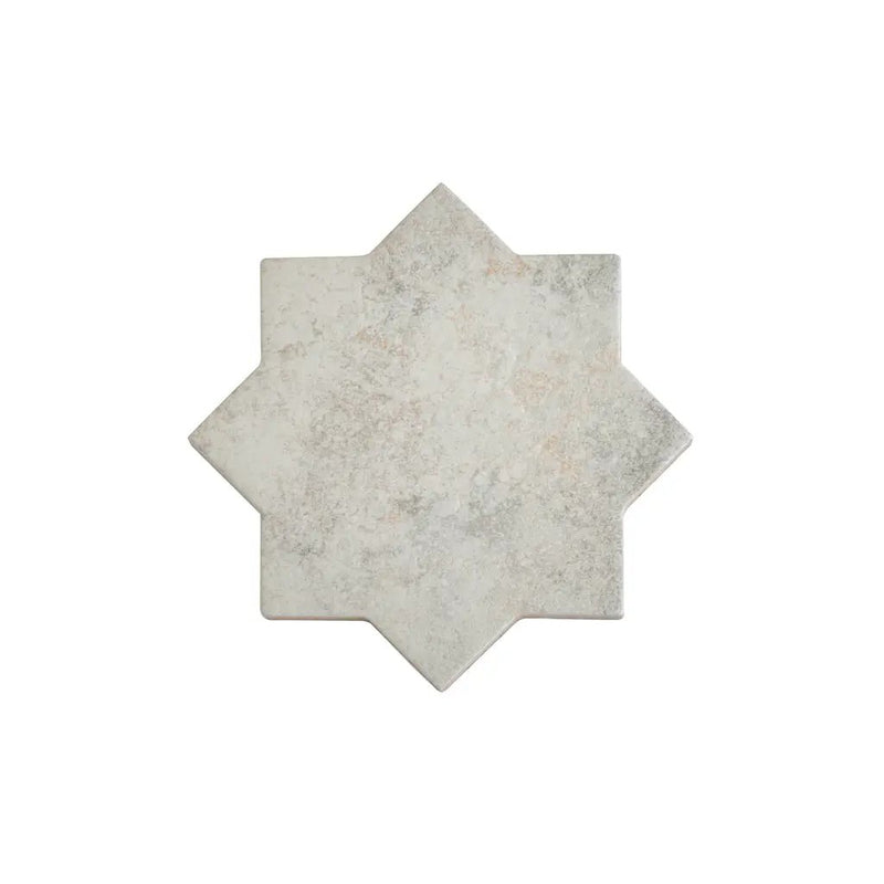 Light Ash Beige 6x6 Matte Star Porcelain Tile (16 pack, 4.2 sq ft/case) by Apollo Tile