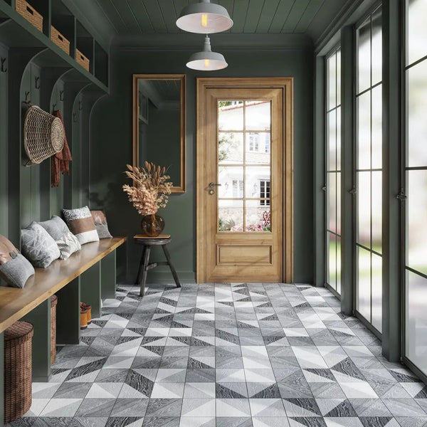 Gray 6x6 Matte Square Porcelain Tile (20 pack, 5.868 sq ft/case)