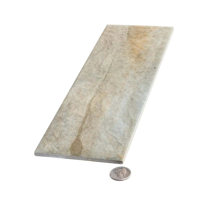 Light Brown 4x13 Matte Brick Porcelain Tile (31 pack, 12.034 sq ft/case) by Apollo Tile