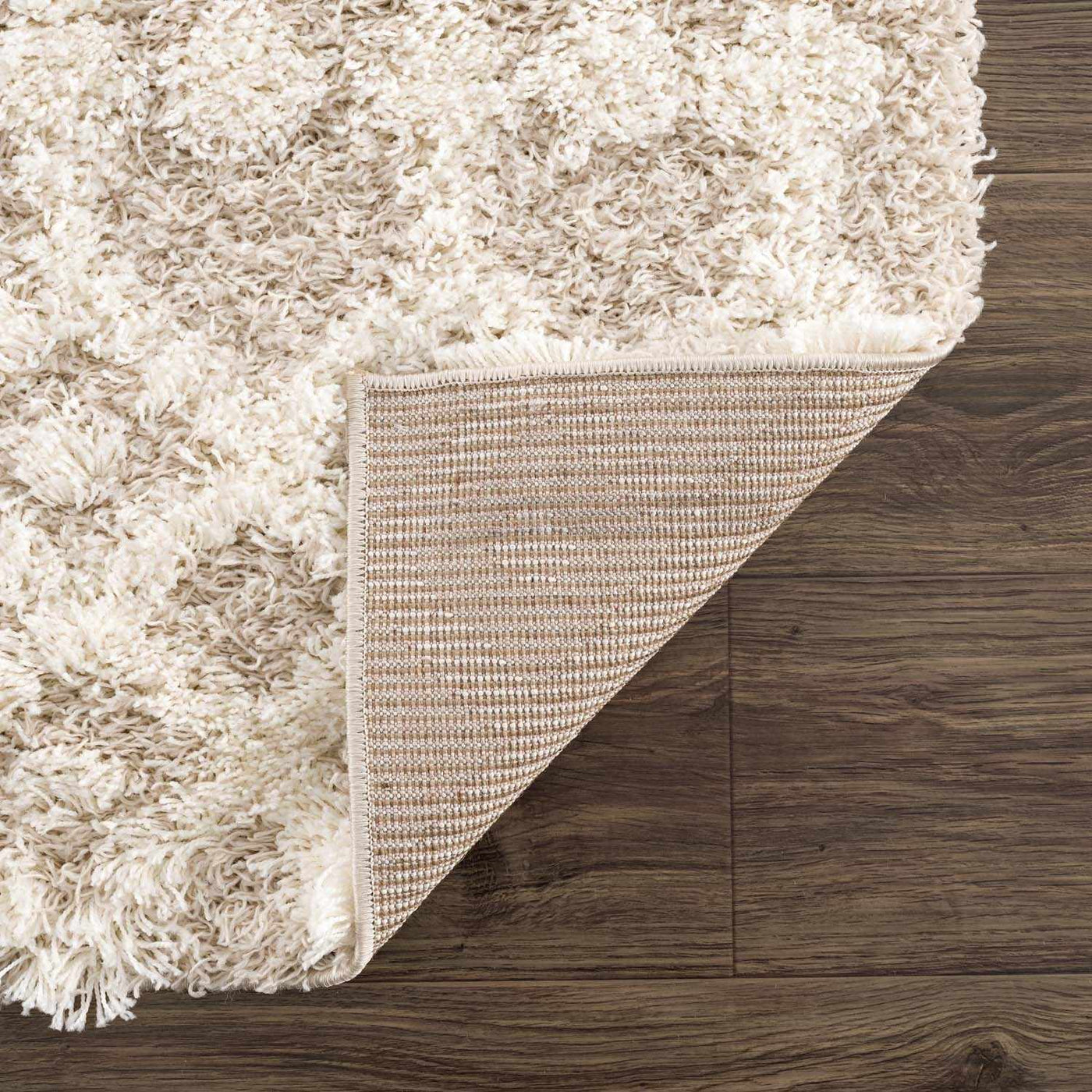 Prompton Cream Plush Area Rug by Boutique Rugs