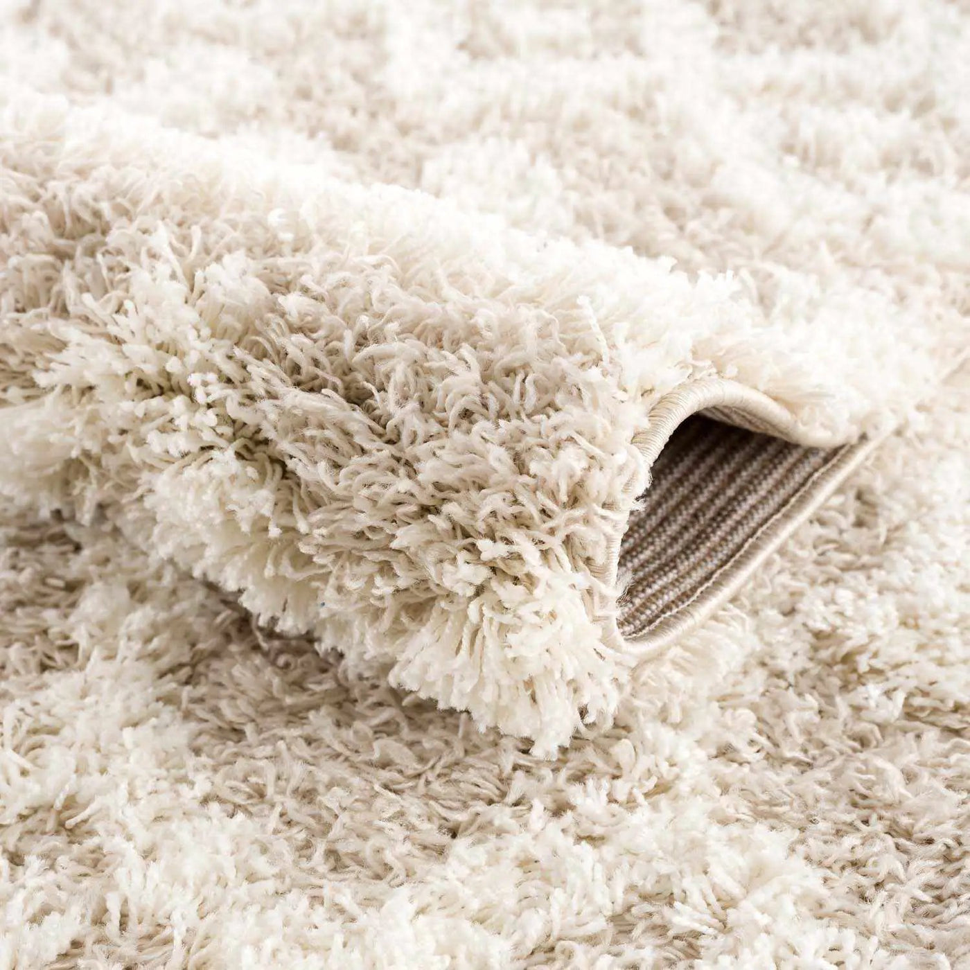 Prompton Cream Plush Area Rug by Boutique Rugs