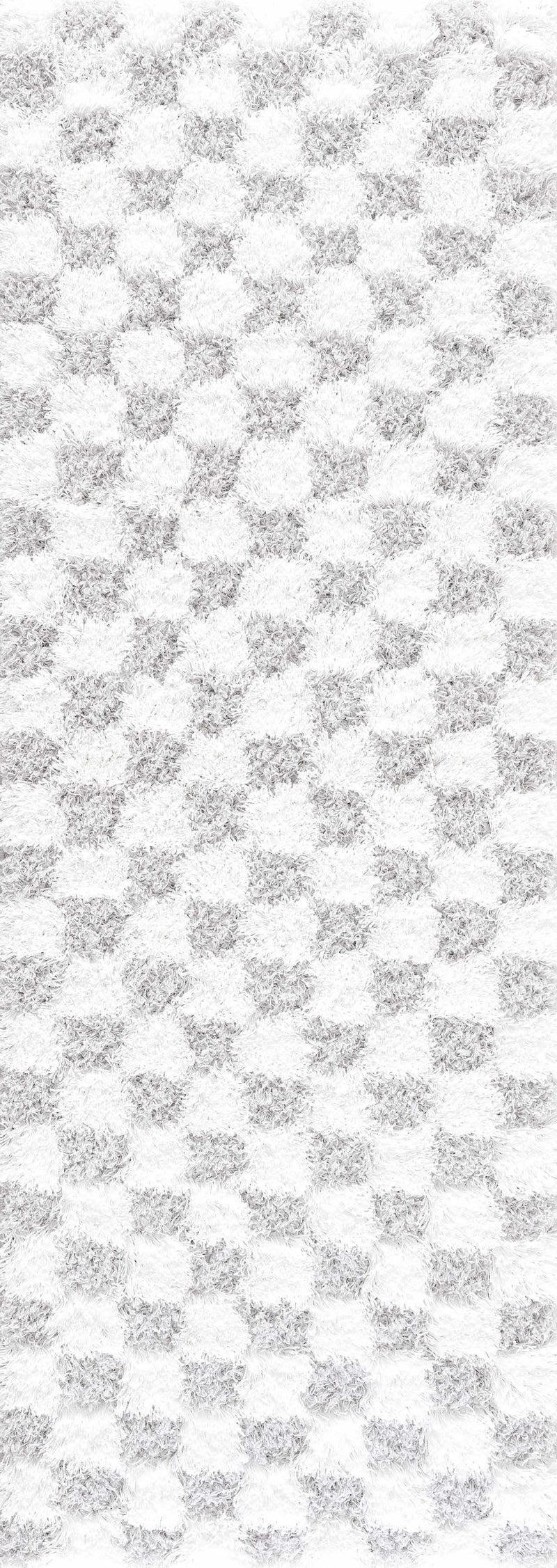 Atira Gray Checkered Area Rug by Boutique Rugs