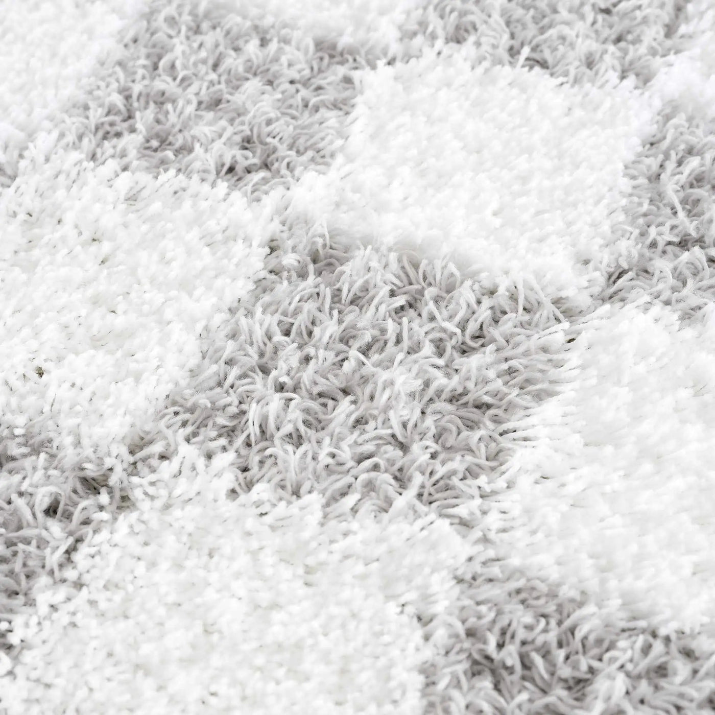 Atira Gray Checkered Area Rug by Boutique Rugs