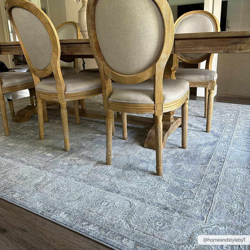 Ulubey Distressed Gray Thick Luxe Area Rug by Boutique Rugs