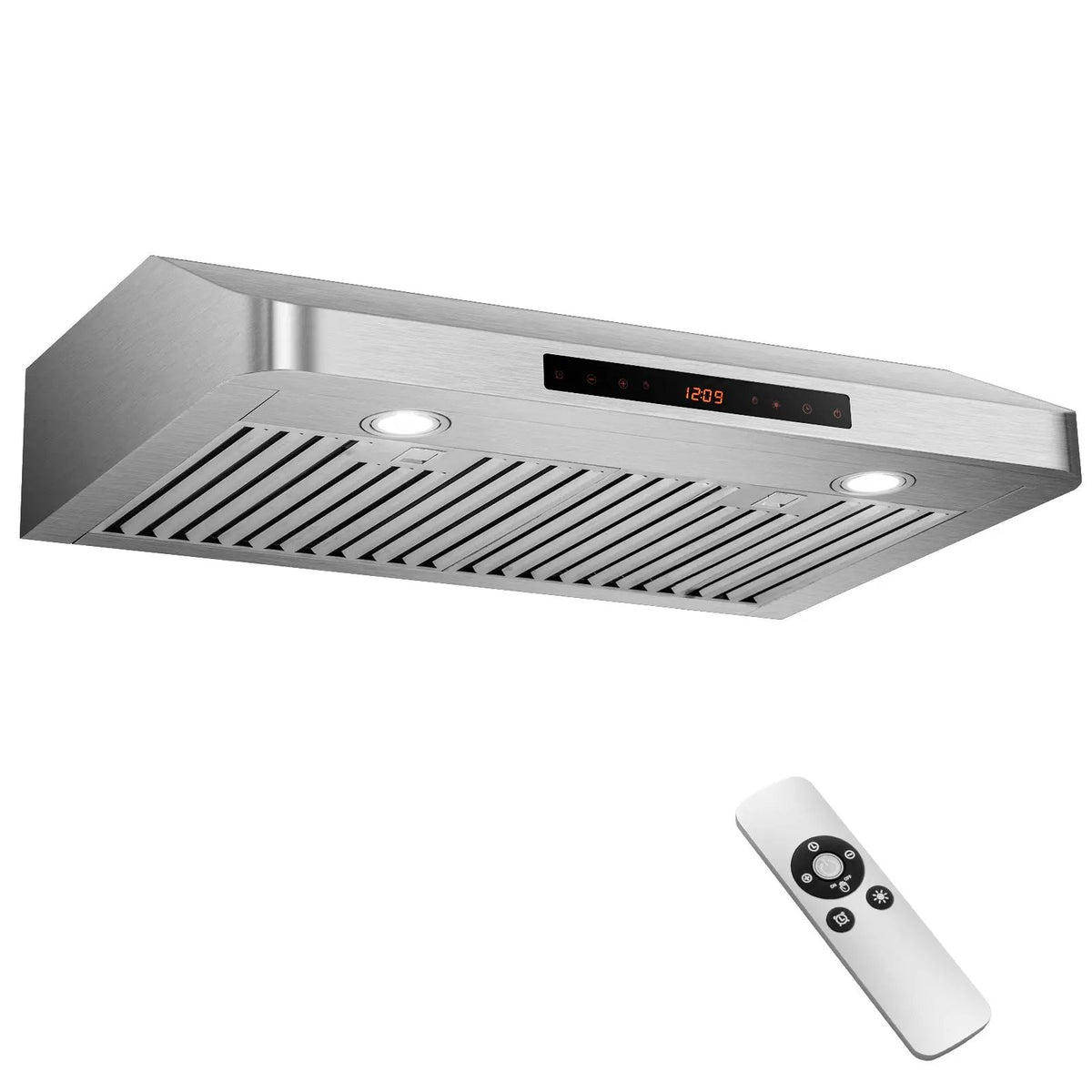 35.5/29.5 Inch Under Cabinet Range Hood 900 CFM Kitchen Vent with 4 Fan Speed by DirectDeals