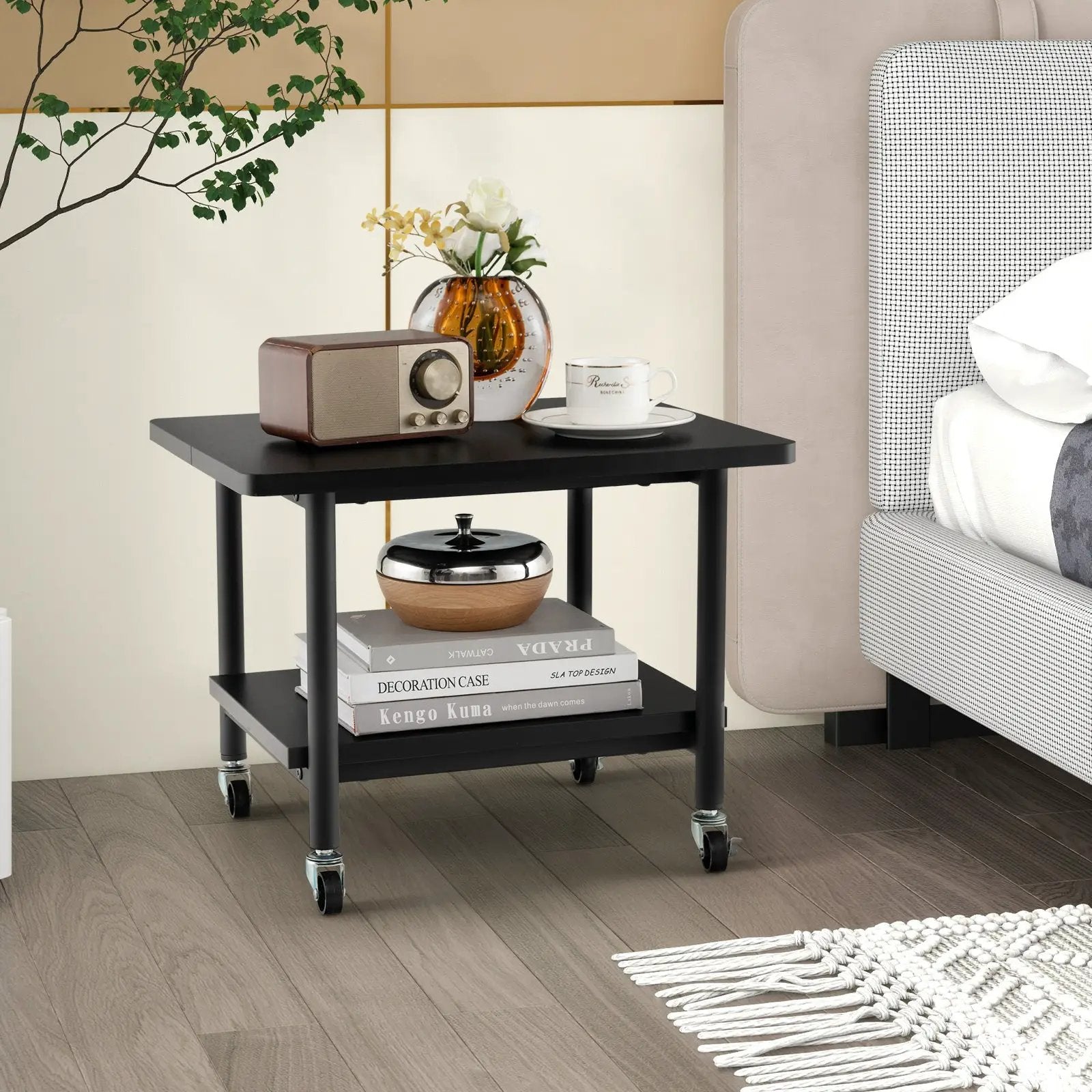 Under Desk Printer Stand with by DirectDeals