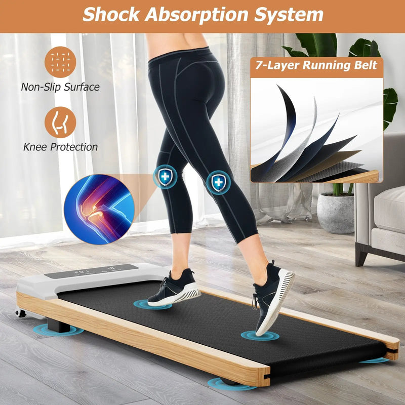 Under Desk Treadmill with Remote Control and LED Display for Home Office by DirectDeals