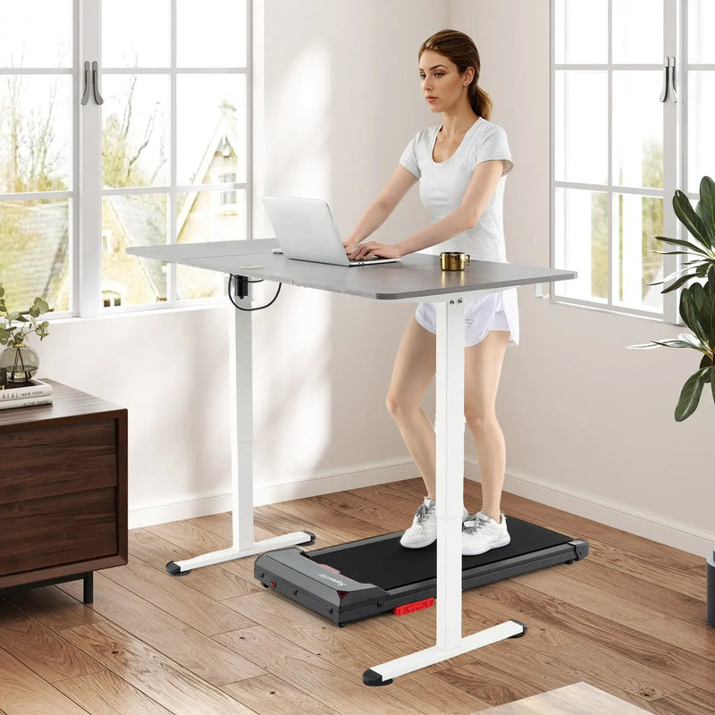 2.5HP Under Desk Treadmill with Remote Control and LED Display-Black by DirectDeals