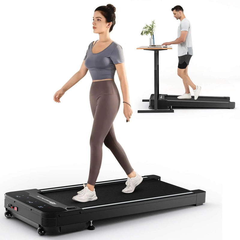 Under Desk Walking Pad Treadmill with Touchable LED Display by DirectDeals