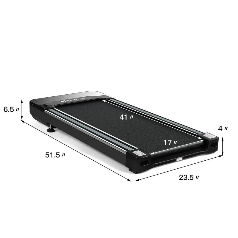Under Desk Walking Pad Treadmill with Touchable LED Display by DirectDeals