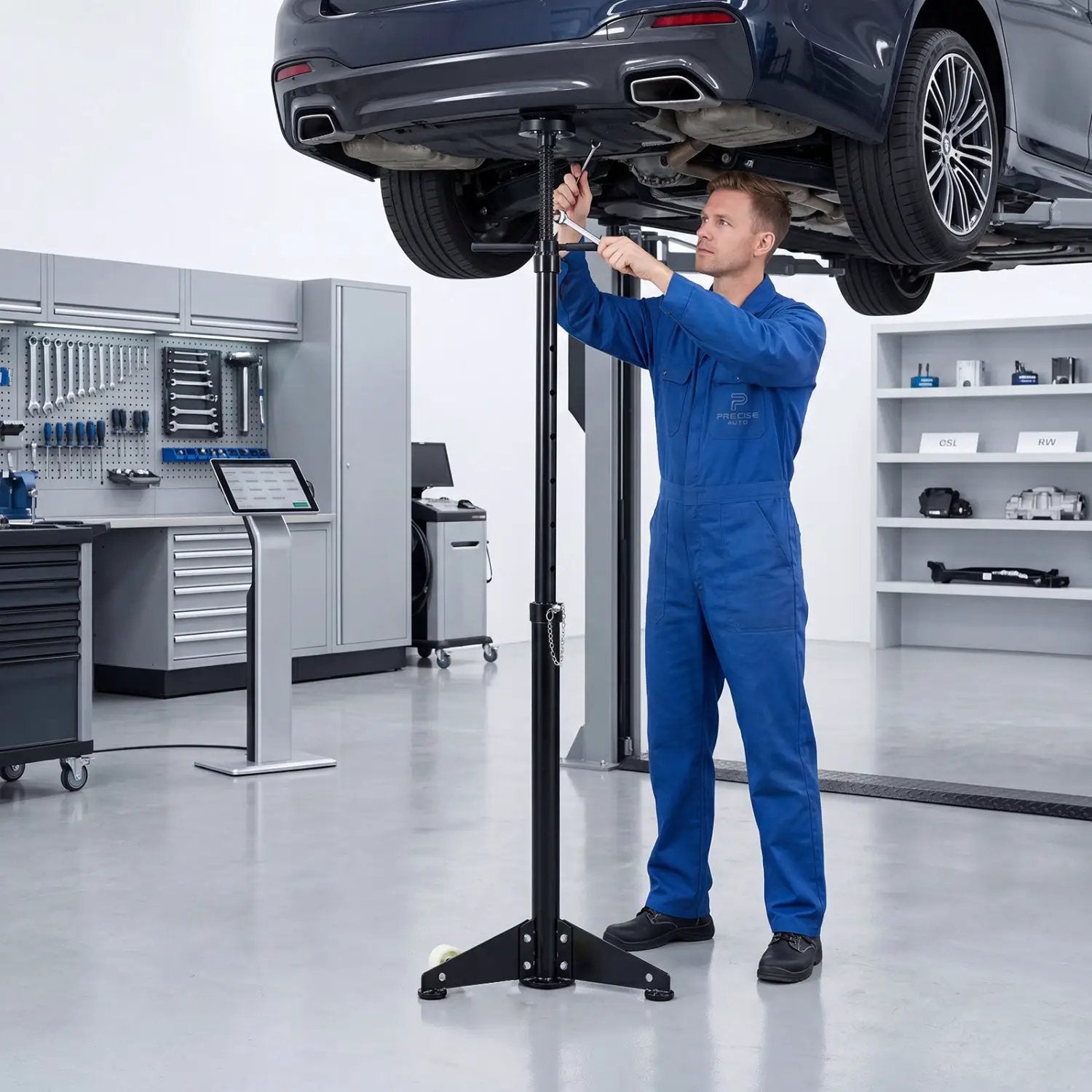 Underhoist Support Stand with Adjustable Height 38.5-75.5 Inch by DirectDeals