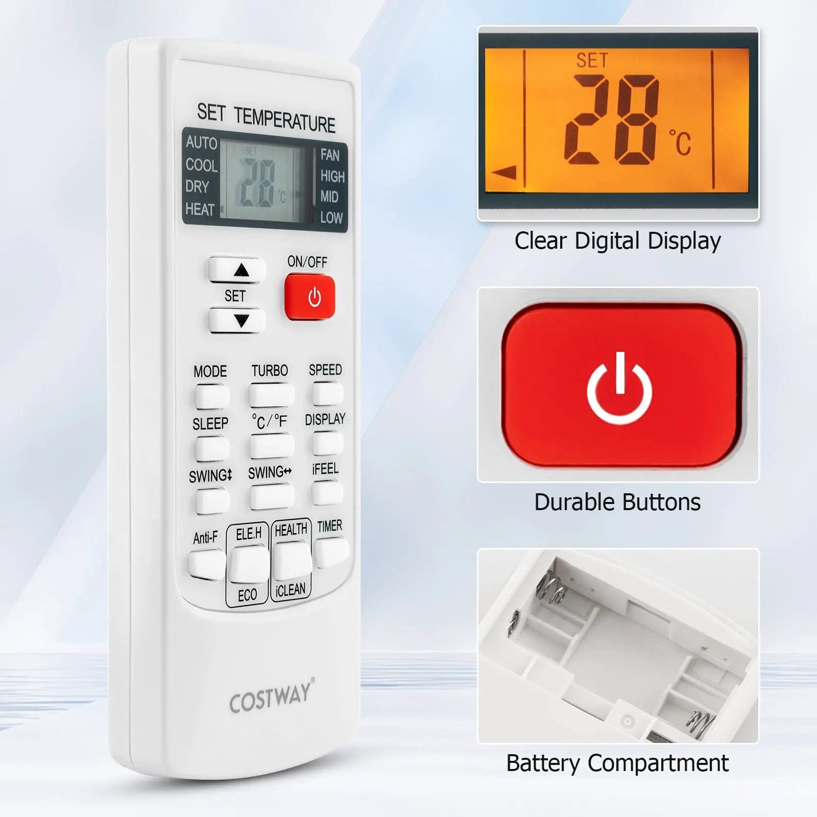 Universal AC Remote Control by DirectDeals