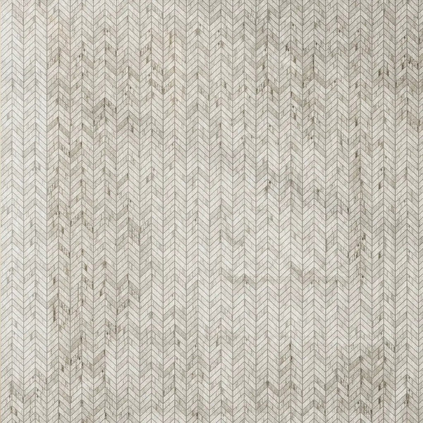 Frosted White with Gray Vein 11x13 Polished Chevron Crystal Sand Marble Mosaic Tile (5 pack, 4.9 sq ft/case)