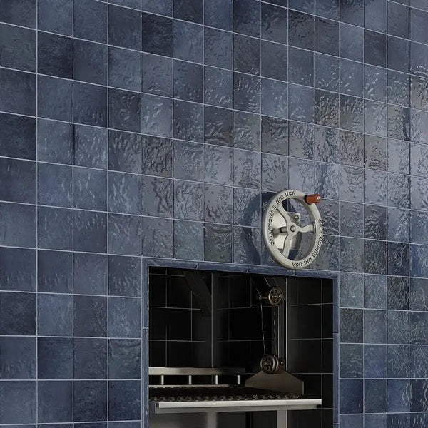Dark Blue 5x5 Glossy Subway Ceramic Tile (57 pack, 10.76 sq ft/case)
