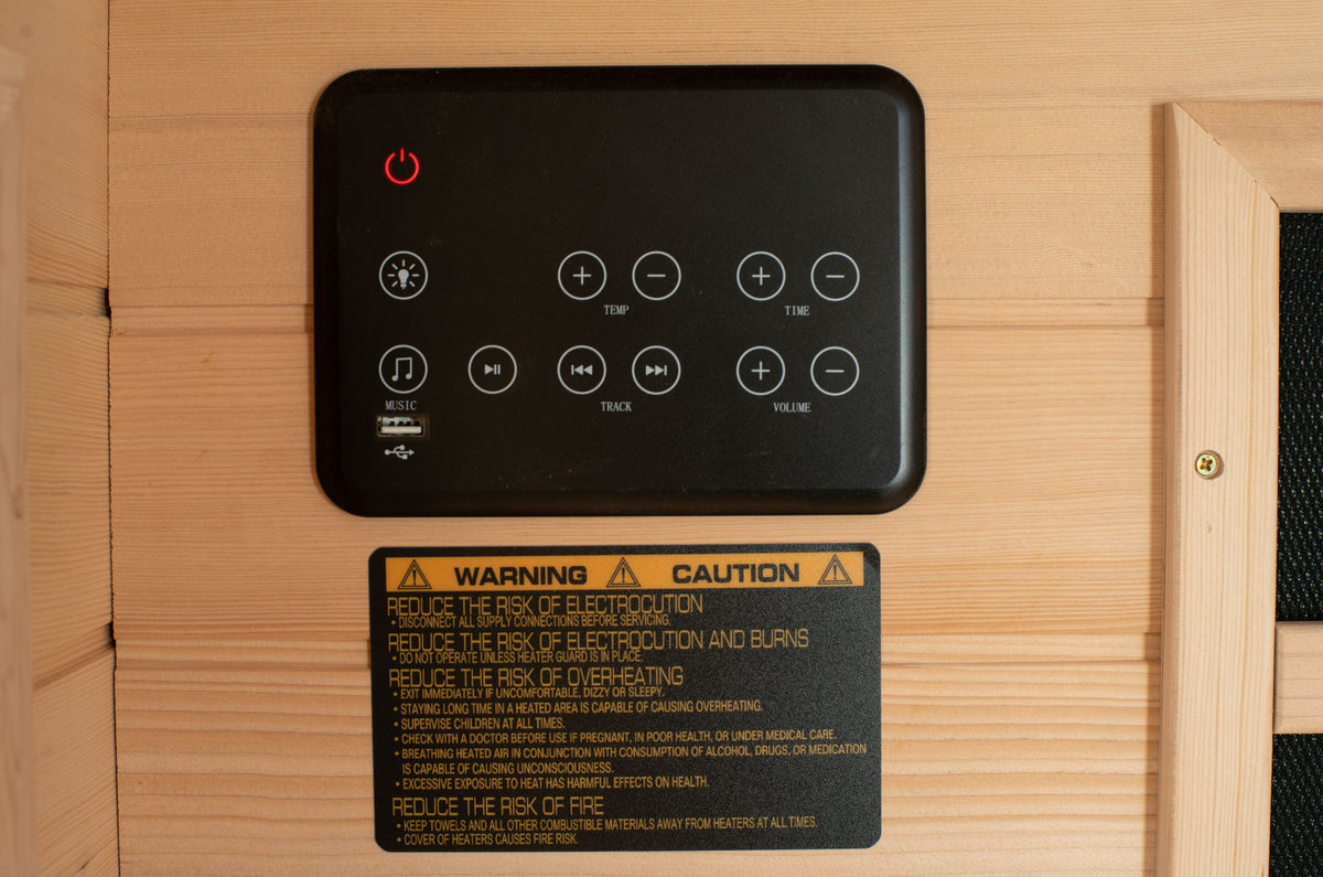 Blisspod | Vienna | Corner Spacious Far Infrared Sauna | Canadian Hemlock Wood | Ultra Low EMF | 12 Heaters | 4-5 Persons, photo 5 of 7
