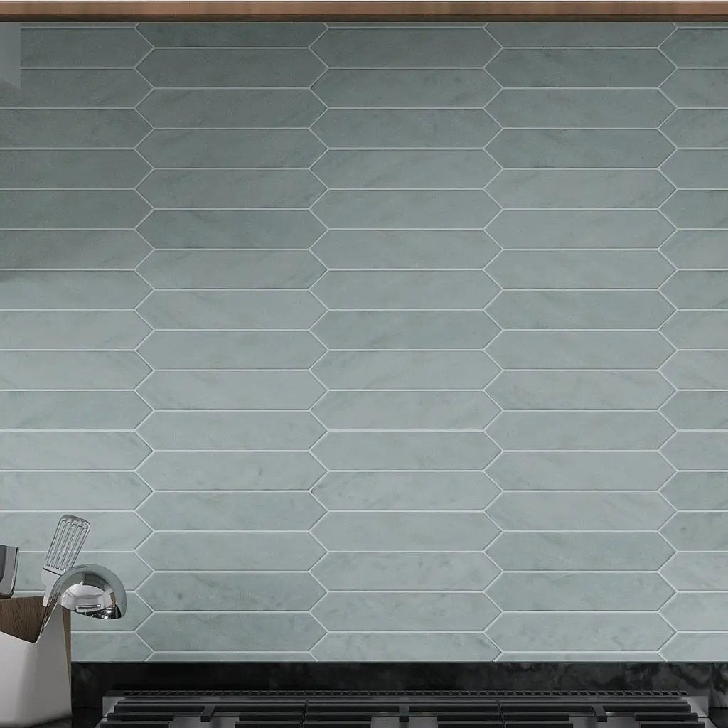 Pistachio Green 2x10 Matte Picket Ceramic Tile (23 pack, 2.37 sq ft/case) by Apollo Tile