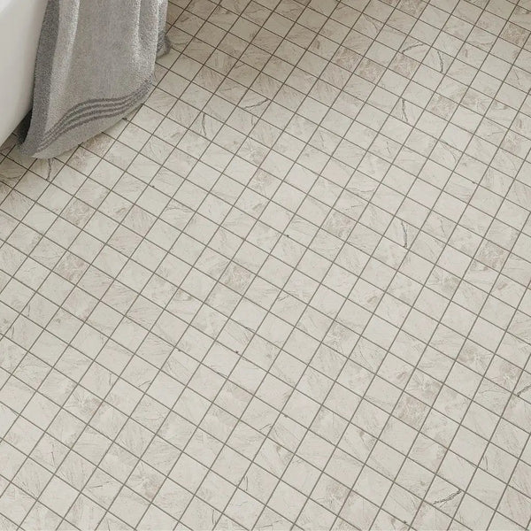 Stone Beige 12x12 Matte Uniform Square Porcelain Mosaic Tile (6 pack, 5.81 sq ft/case)