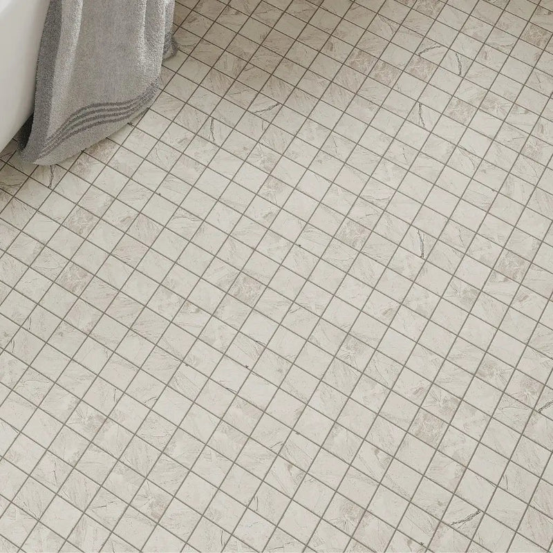 Stone Beige 12x12 Matte Uniform Square Porcelain Mosaic Tile (6 pack, 5.81 sq ft/case) by Apollo Tile