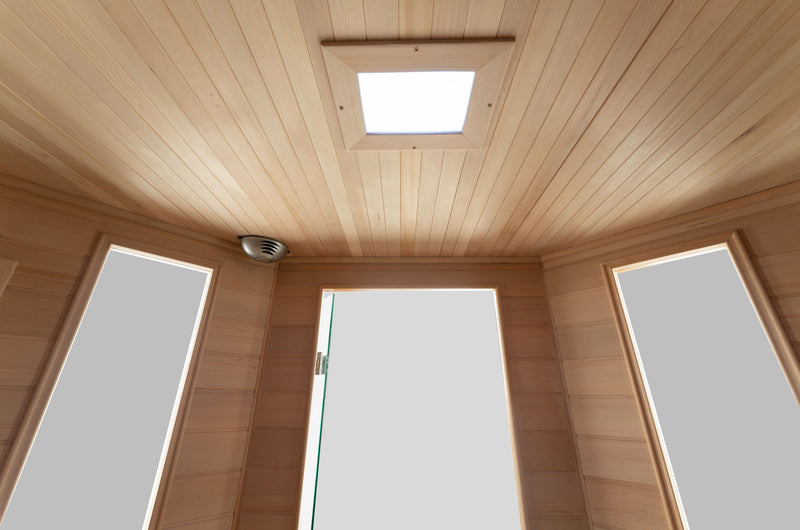 Blisspod | Vienna | Corner Spacious Far Infrared Sauna | Canadian Hemlock Wood | Ultra Low EMF | 12 Heaters | 4-5 Persons, photo 7 of 7