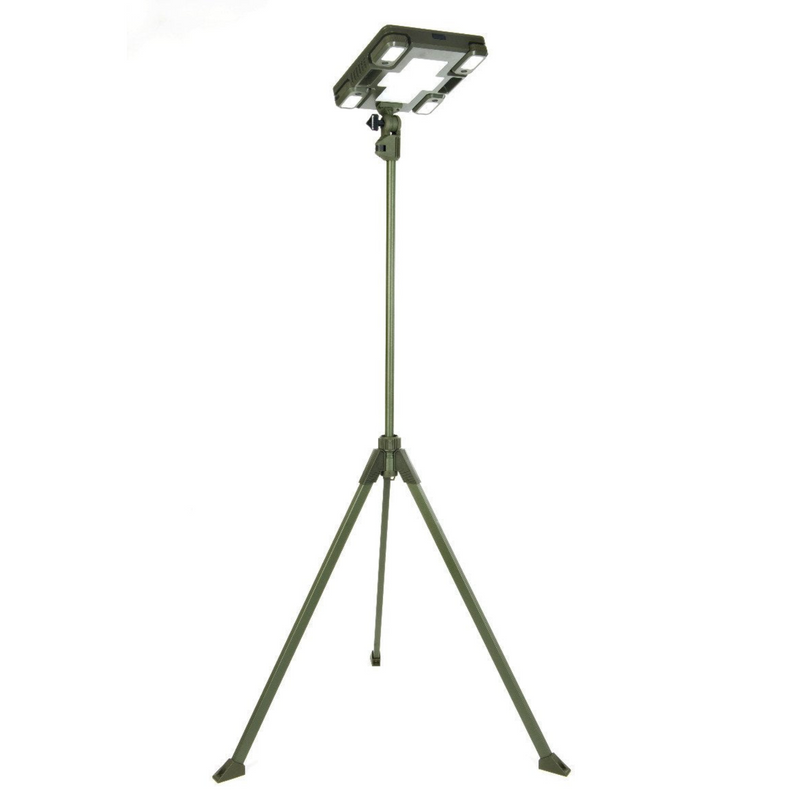 TRU De-LIGHT WHITENIGHT Multipurpose Solar / AC / DC - Garden, Camping Main Light + 3 Independent Detachable Multi Mode Side Lights / Tripod + Carrying Bag