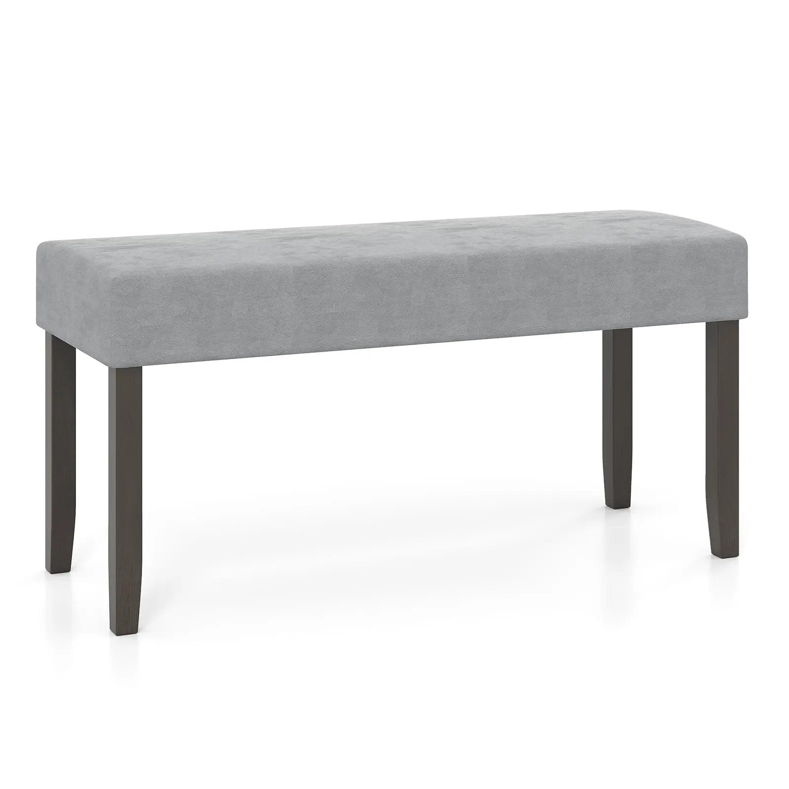 Upholstered Entryway Bench for End of Bed with Padded Seat-Gray by DirectDeals