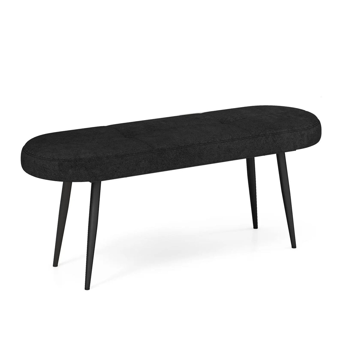 47 Inch Upholstered Entryway Bench with Heavy-duty Metal Frame by DirectDeals