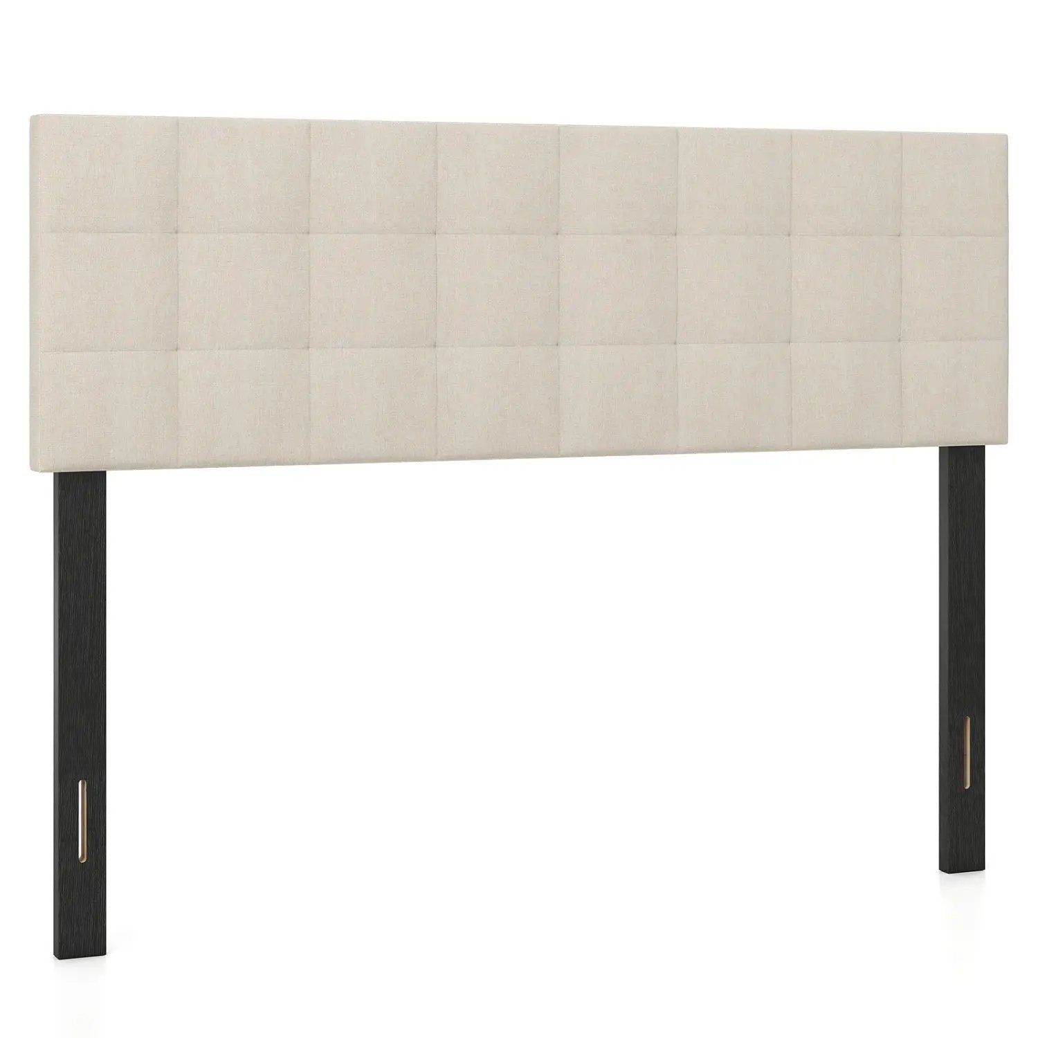 Upholstered Headboard Queen/Full Size with Adjustable Legs by DirectDeals