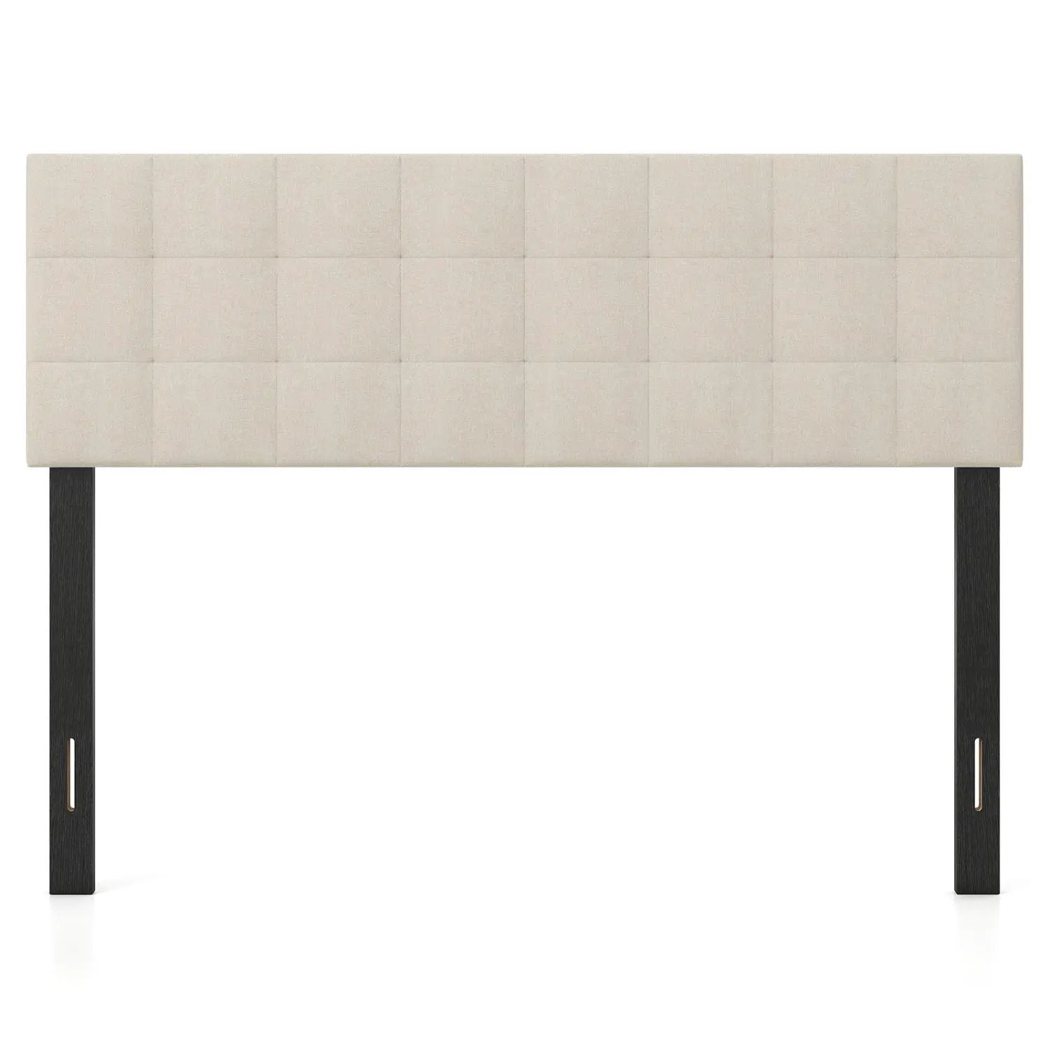 Upholstered Headboard Queen/Full Size with Adjustable Legs by DirectDeals