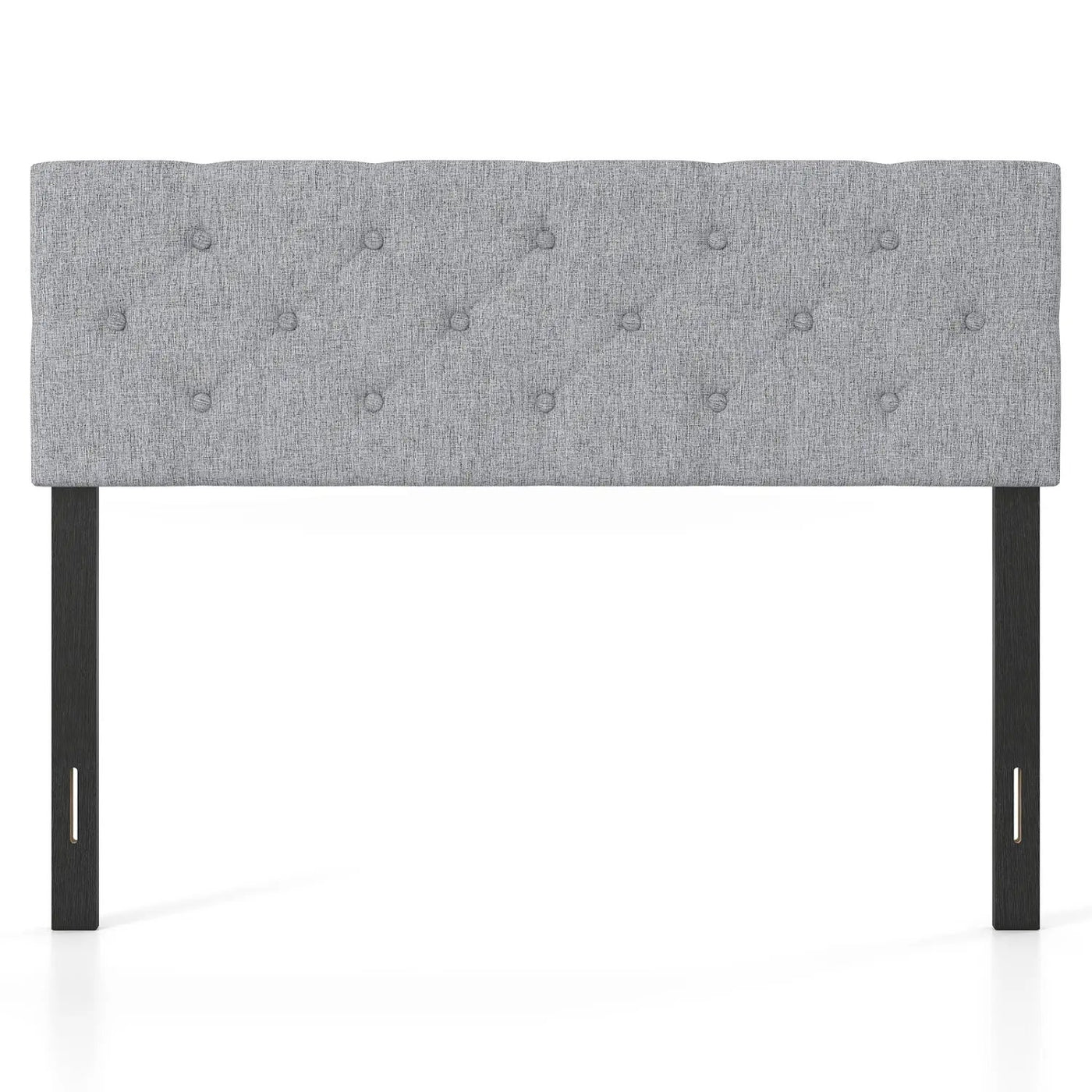 Upholstered Tufted Headboard Queen/Full Size with Adjustable Legs by DirectDeals