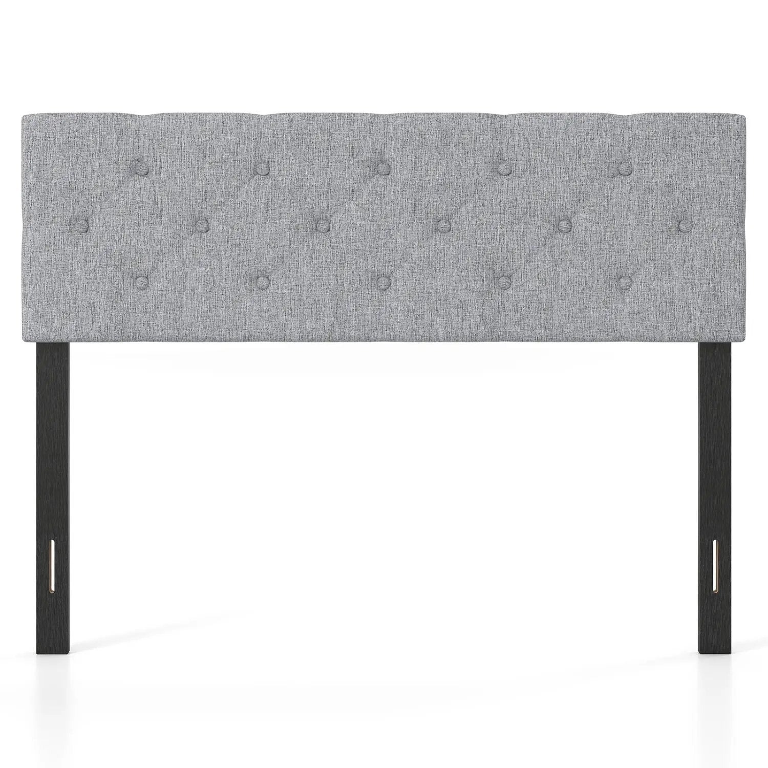 Upholstered Tufted Headboard Queen/Full Size with Adjustable Legs by DirectDeals