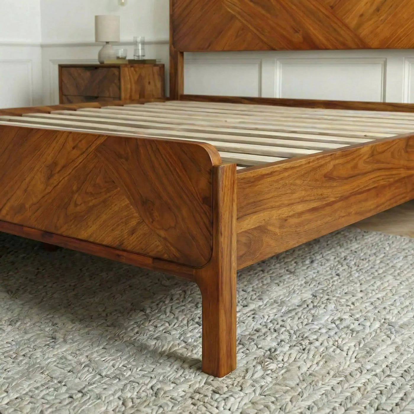 Bifrost Solid Wood Bed Frame by Megsu