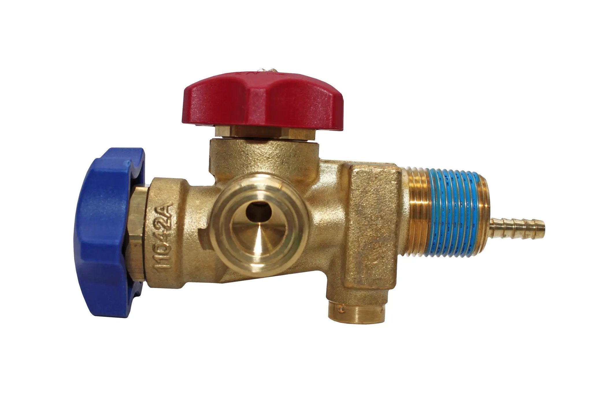 Flame King Dual Access Vapor/Liquid Valve + Dip Tube for 123LB Refrigerant Tank by Flame King Products