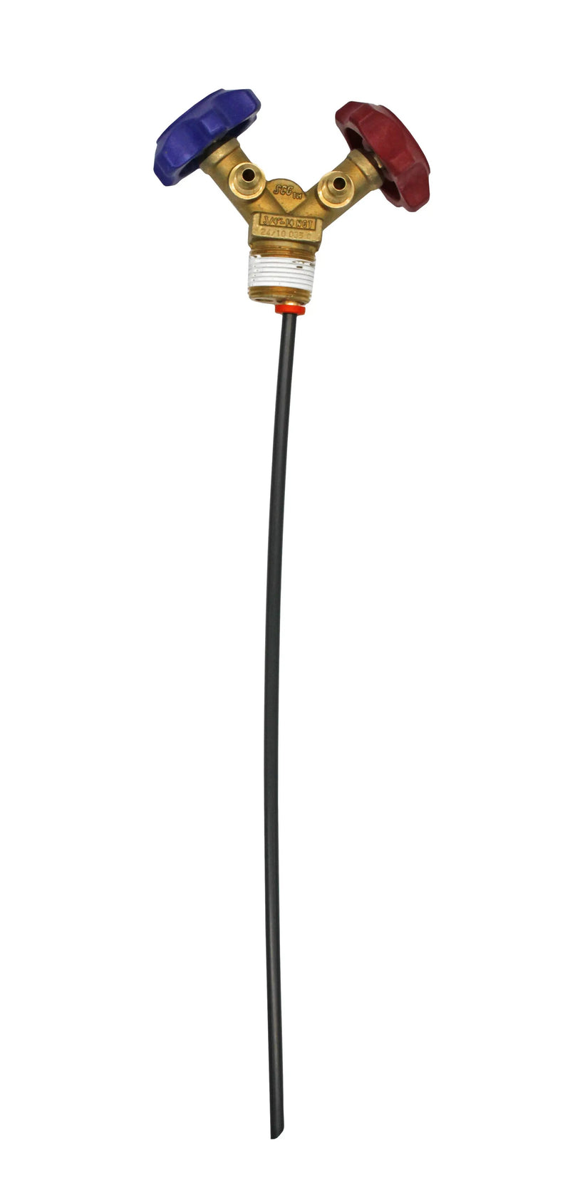Flame King Y-Valve w/Aluminum Dip Tube & Filter for 50LB Refrigerant Tanks by Flame King Products