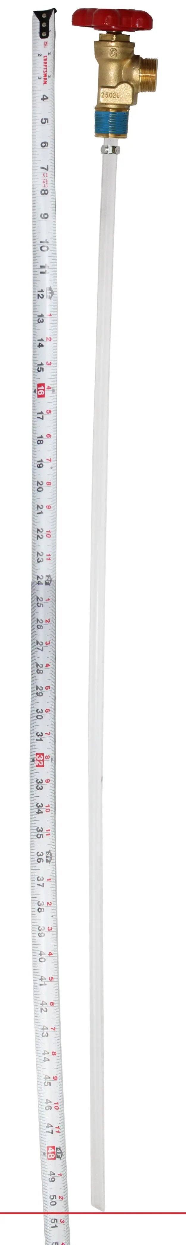 Flame King 239lb and 420lb Refrigerant Tank Liquid Valve by Flame King Products