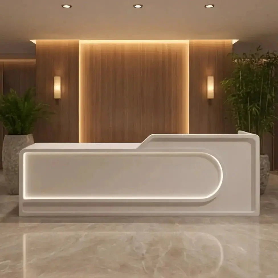 Nyssa · Front Reception Desk by Arc Grove