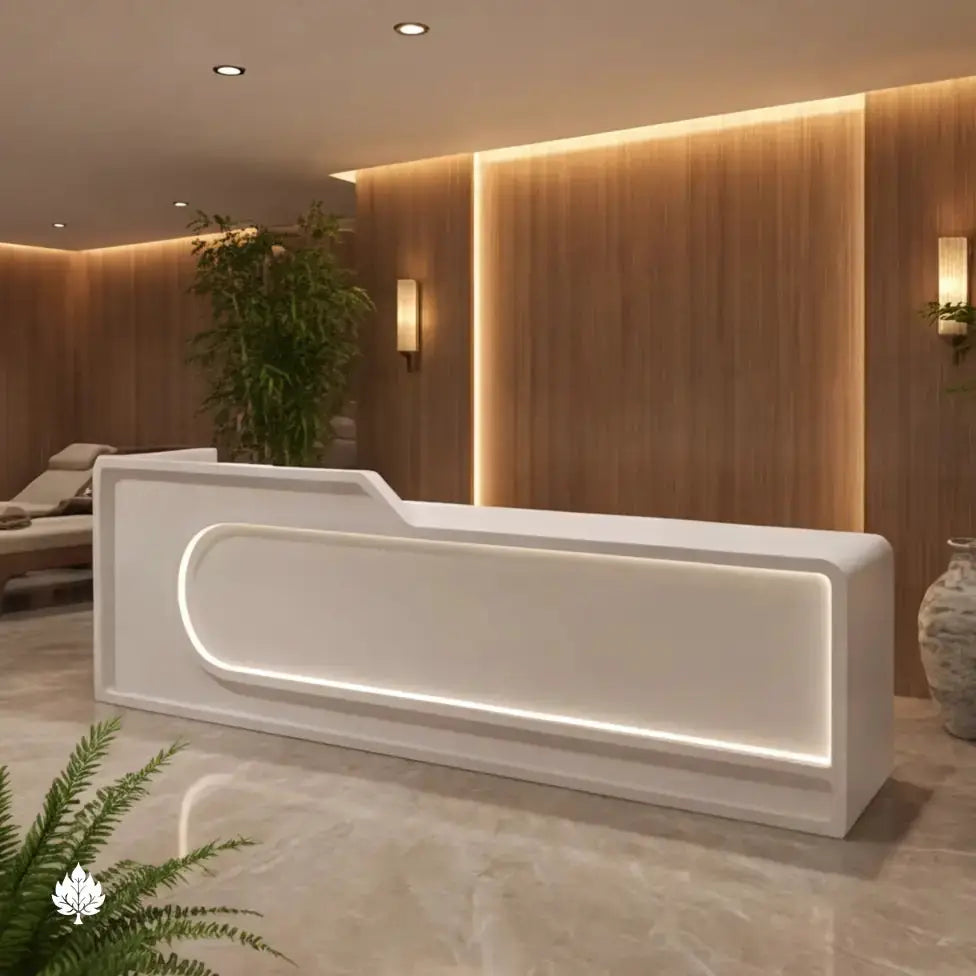 Nyssa · Front Reception Desk by Arc Grove