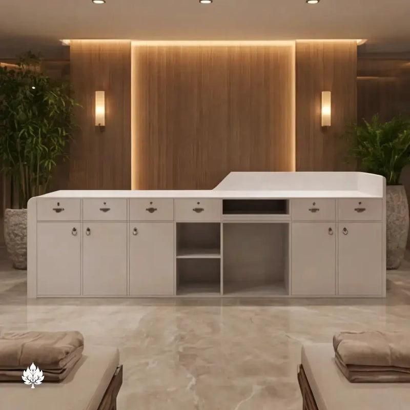 Nyssa · Front Reception Desk by Arc Grove