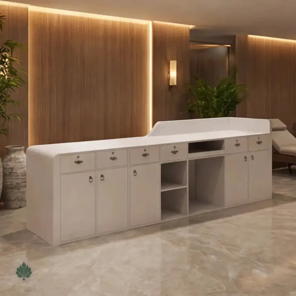 Nyssa · Front Reception Desk by Arc Grove