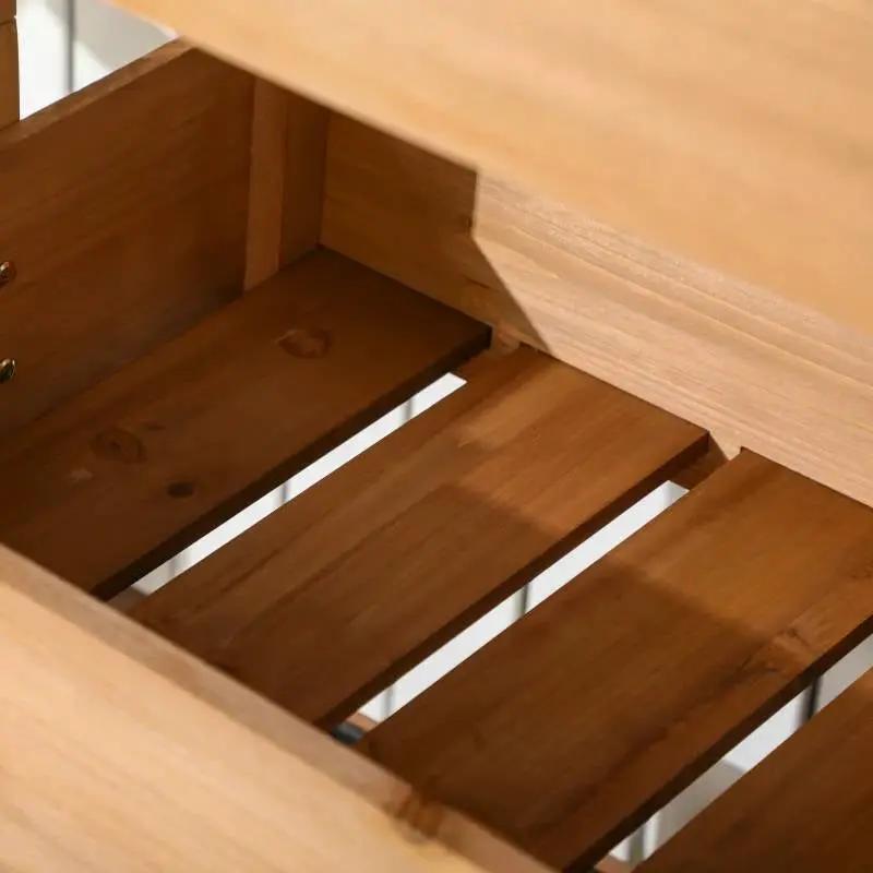 4 Tier Vertical Wooden Planter Box Raised Bed Natural by HomePacific