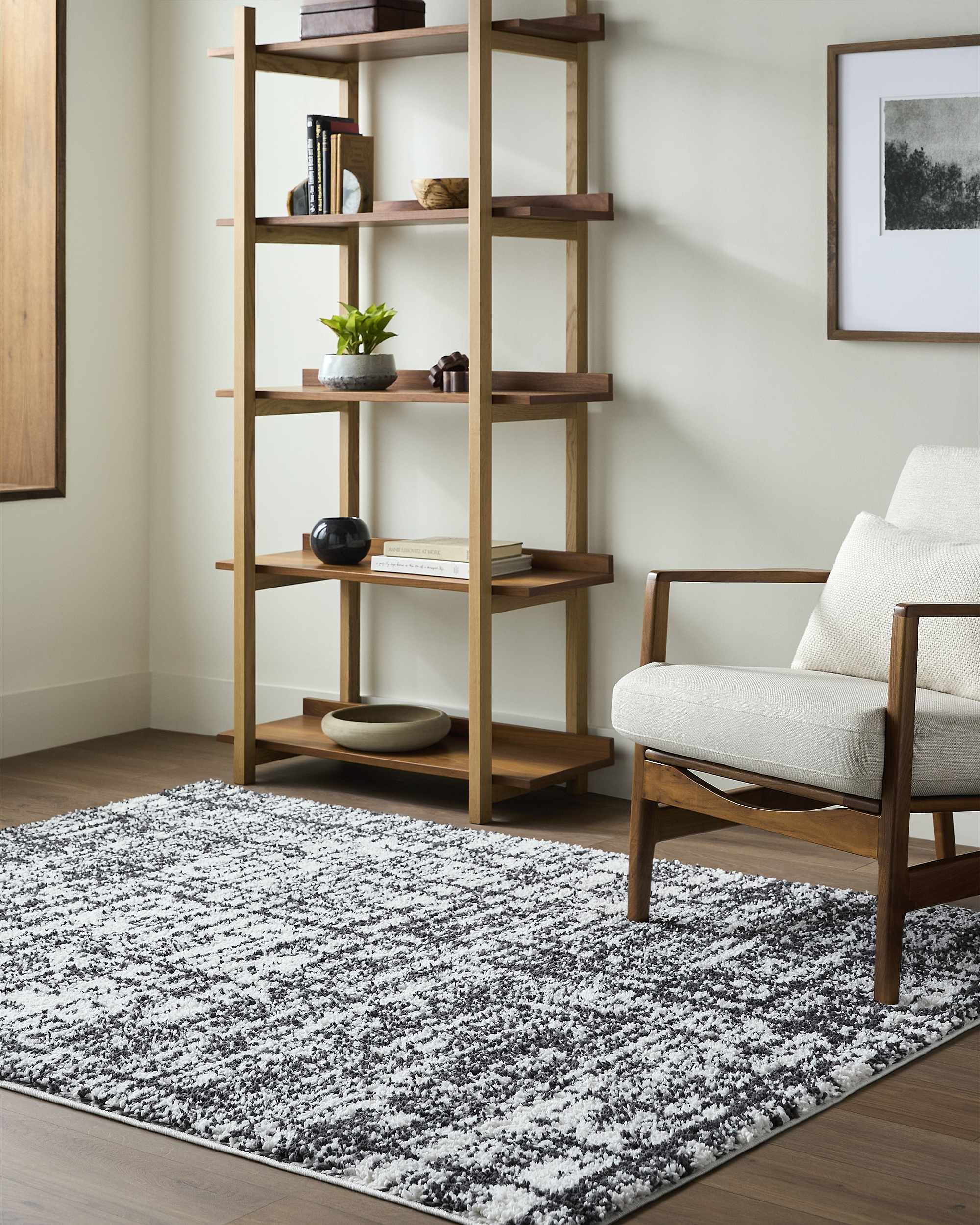 Anisha Black Area Rug by Boutique Rugs