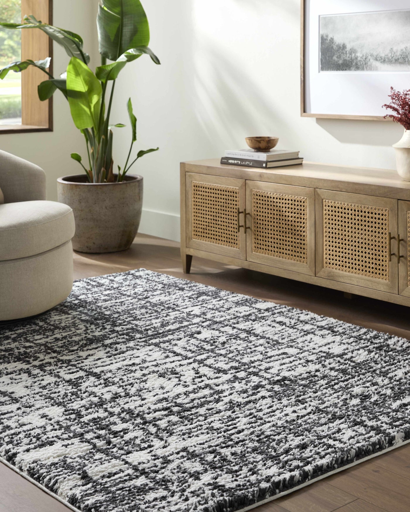 Anisha Black Area Rug by Boutique Rugs