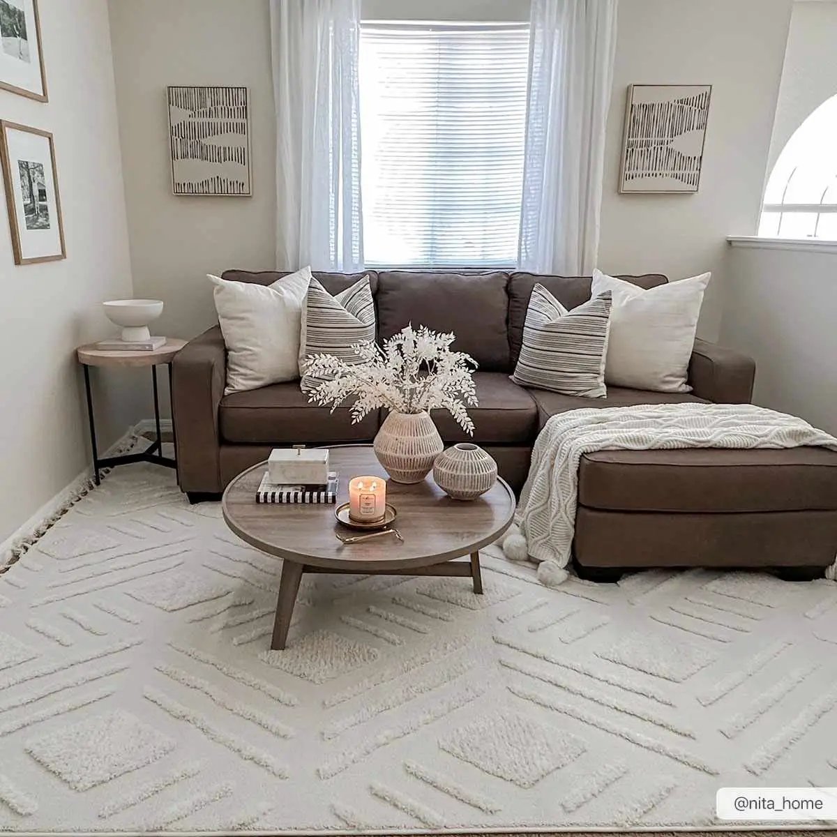 Vineyards 3D Living Room Rug - Clearance by Boutique Rugs