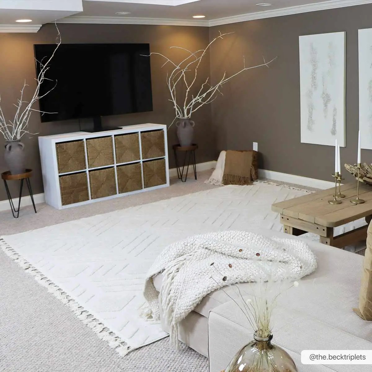 Vineyards 3D Living Room Rug - Clearance by Boutique Rugs