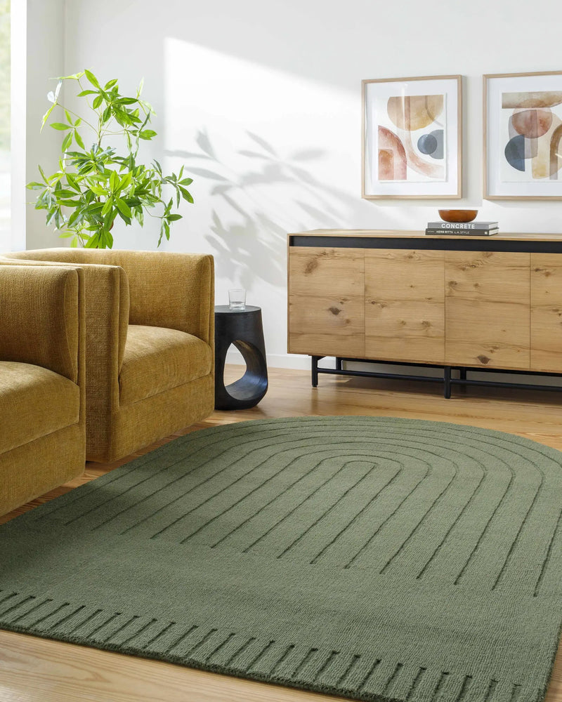 Arnona Green Area Rug by Boutique Rugs