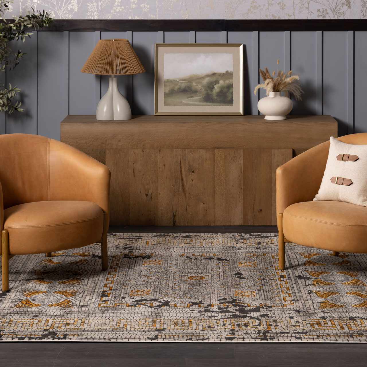 Terlingua Mustard Area Rug by Boutique Rugs