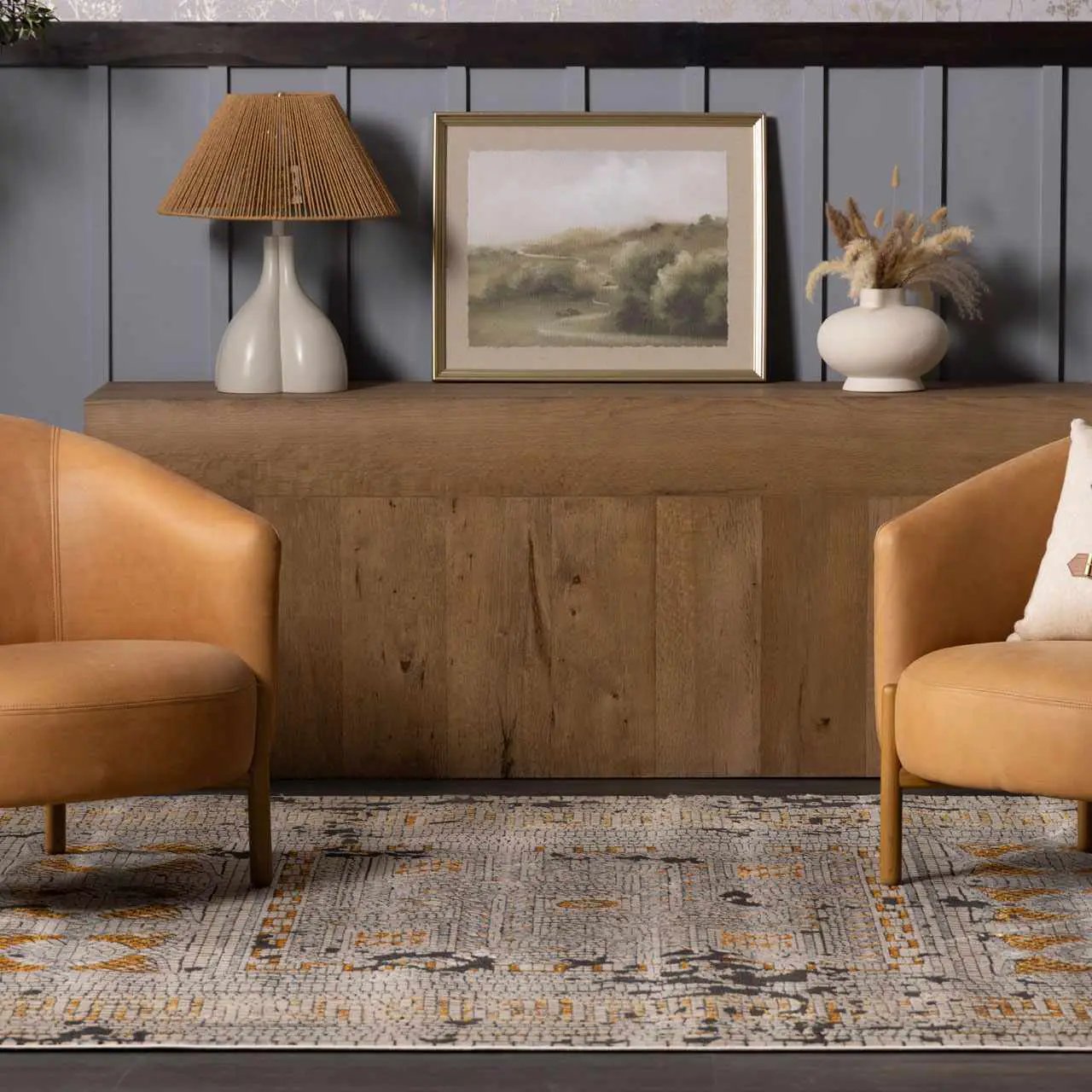 Terlingua Mustard Area Rug by Boutique Rugs