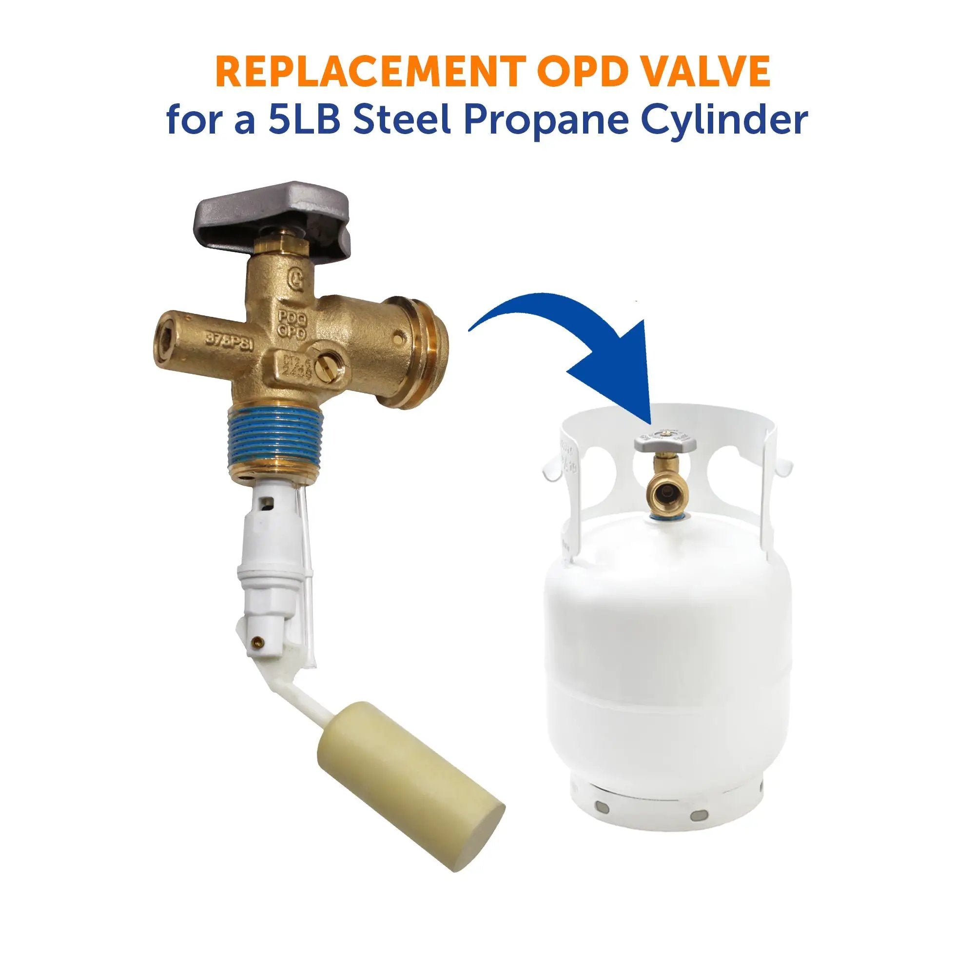 Flame King 5lb OPD Valve by Flame King Products