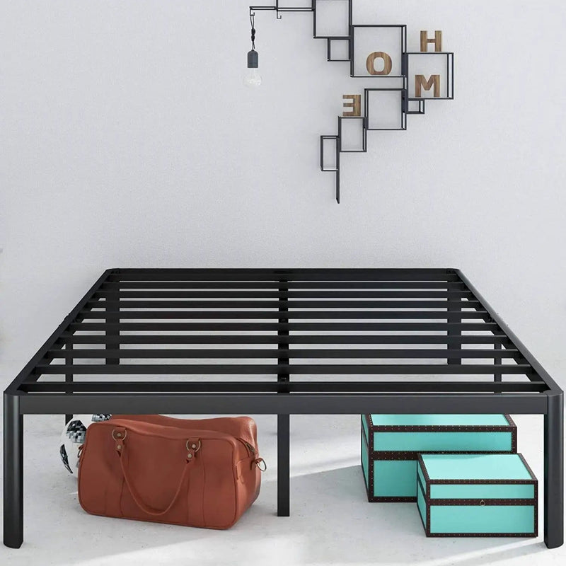 King Metal Platform Bed Frame with Rounded Legs 700 lbs Weight Capacity by HomePacific