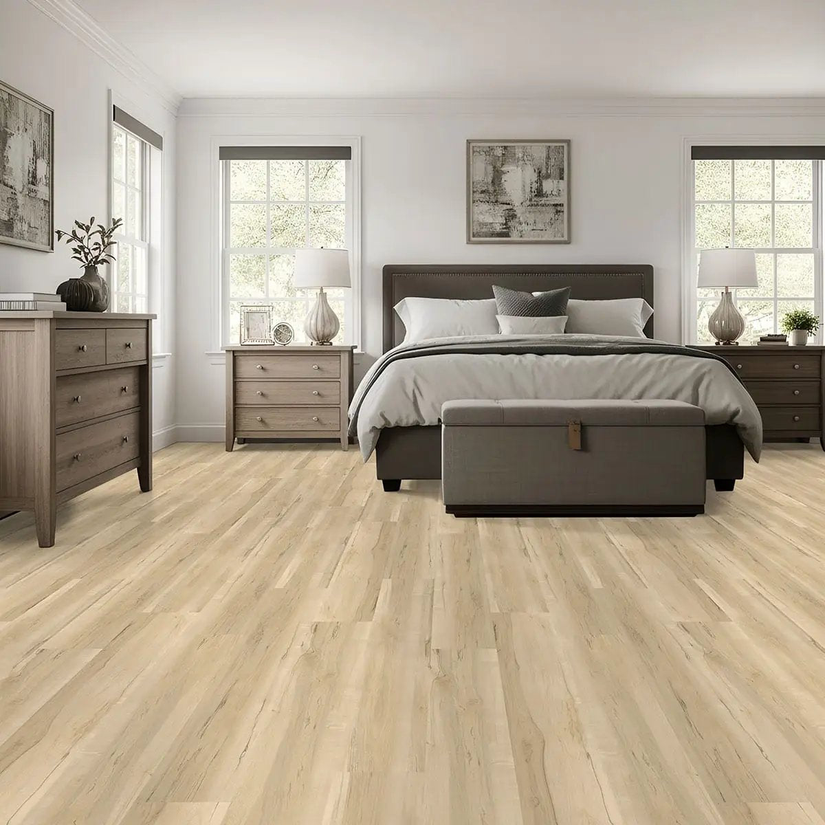 Nove Akadia Matte Wood Look Lvt Planks 9x48 by MSI Surfaces