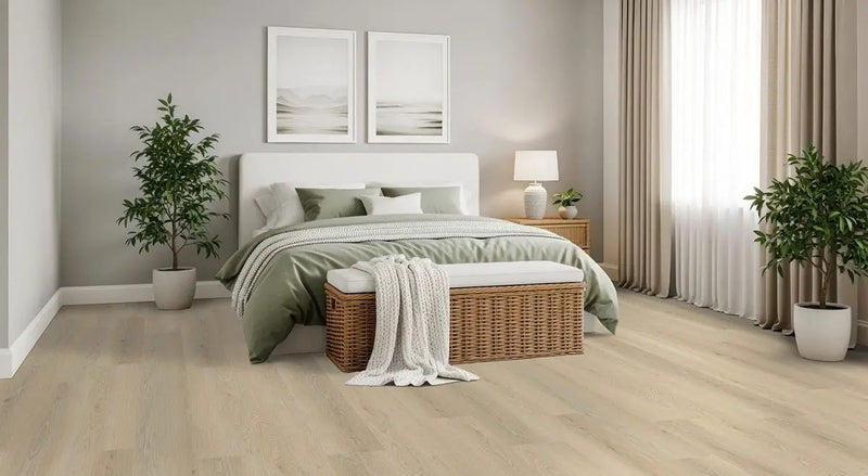 Kallum Austell Grove Matte Wood Look Lvt Planks 9x48 in a finished room